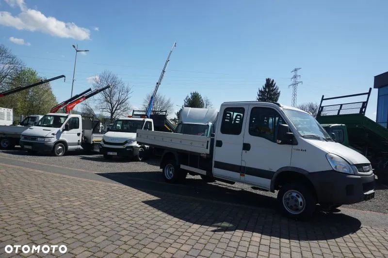 Iveco 45C15 4x4 doka brygadówka skrzynia wywrotka HDS żuraw - 10