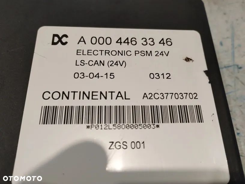 STEROWNIK MODUŁ PSM 0004463346 MERCEDES ACTROS MP4 MP5 - 2