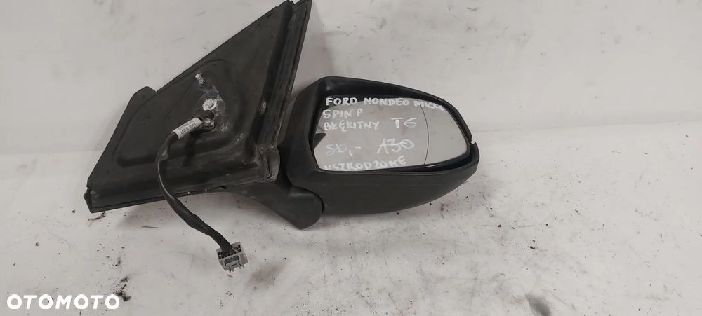 .  LUSTERKO ELEKTRYCZNE FORD MONDEO MK4 PRAWE 5PIN T6 BŁĘKITNY !USZKODZONE! - 3