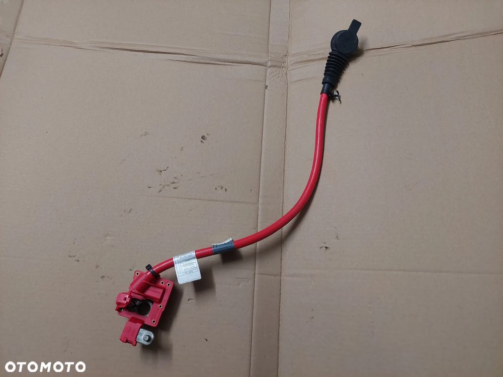 BMW 5 F10 F11 KLEMA PLUSOWA PIROTECHNICZNA ORYGINAŁ 9217036 - 1