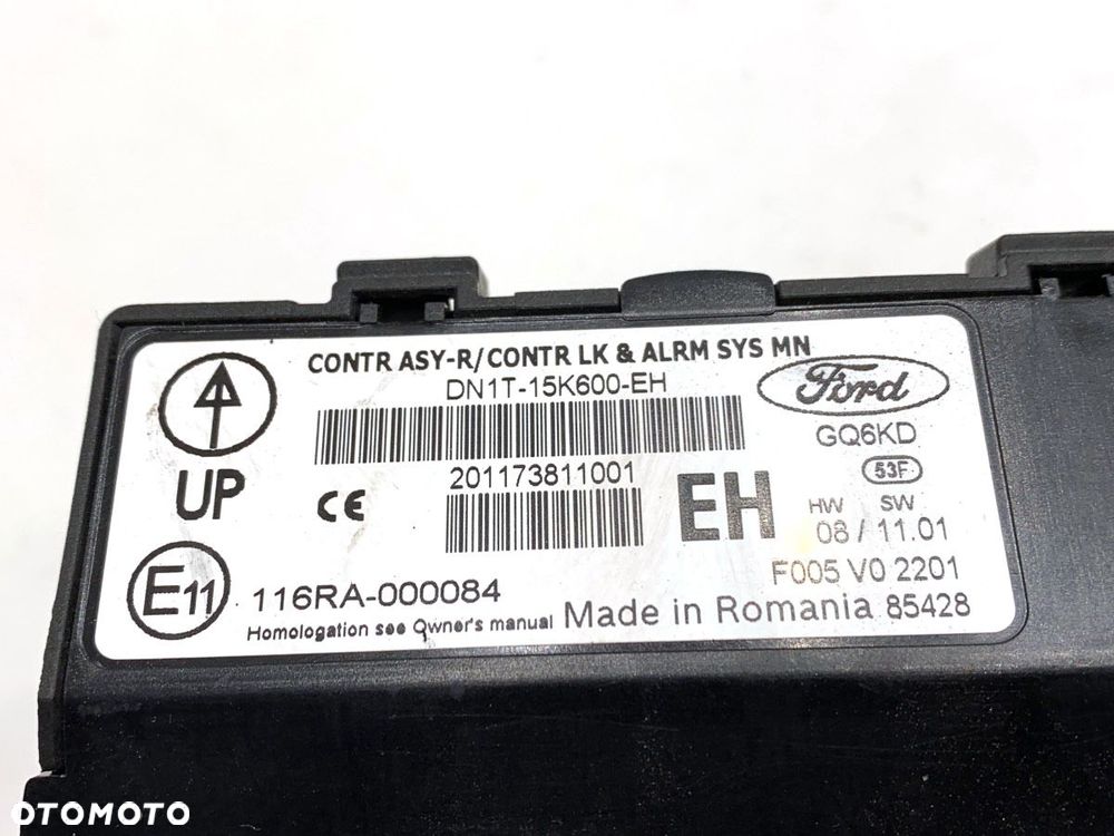 ZESTAW STARTOWY STACYJKA KOMPUTER BSI  FORD TRANSIT COURIER B460 Nadwozie pełne/minivan 2014 - 2022 - 5