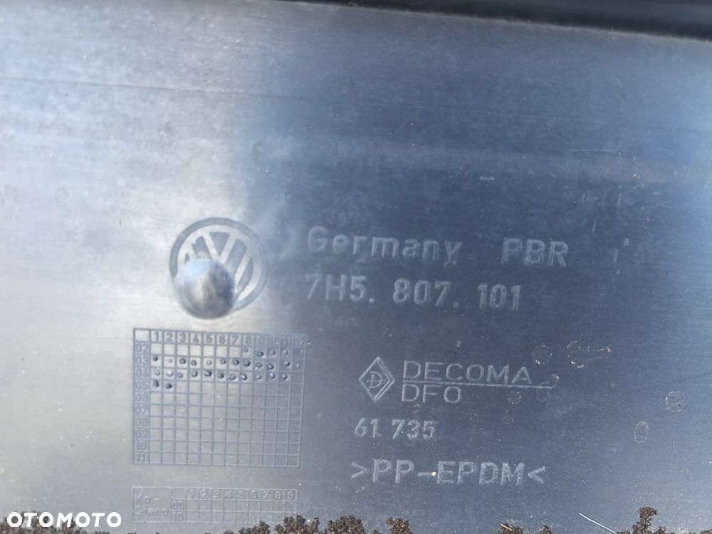 VW T5 MULTIVAN TRANSPORTER 7H5 ZDERZAK PRZÓD PRZEDNI 7H5807101 ORYGINAŁ - 7