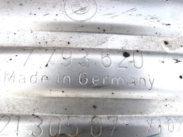 BMW 3 E90 E91 N47 316d 318d 320d Tłumik Wydech Katalizator Komplet Oryginał Środkowy Tylny  7793620  7793237 - 6