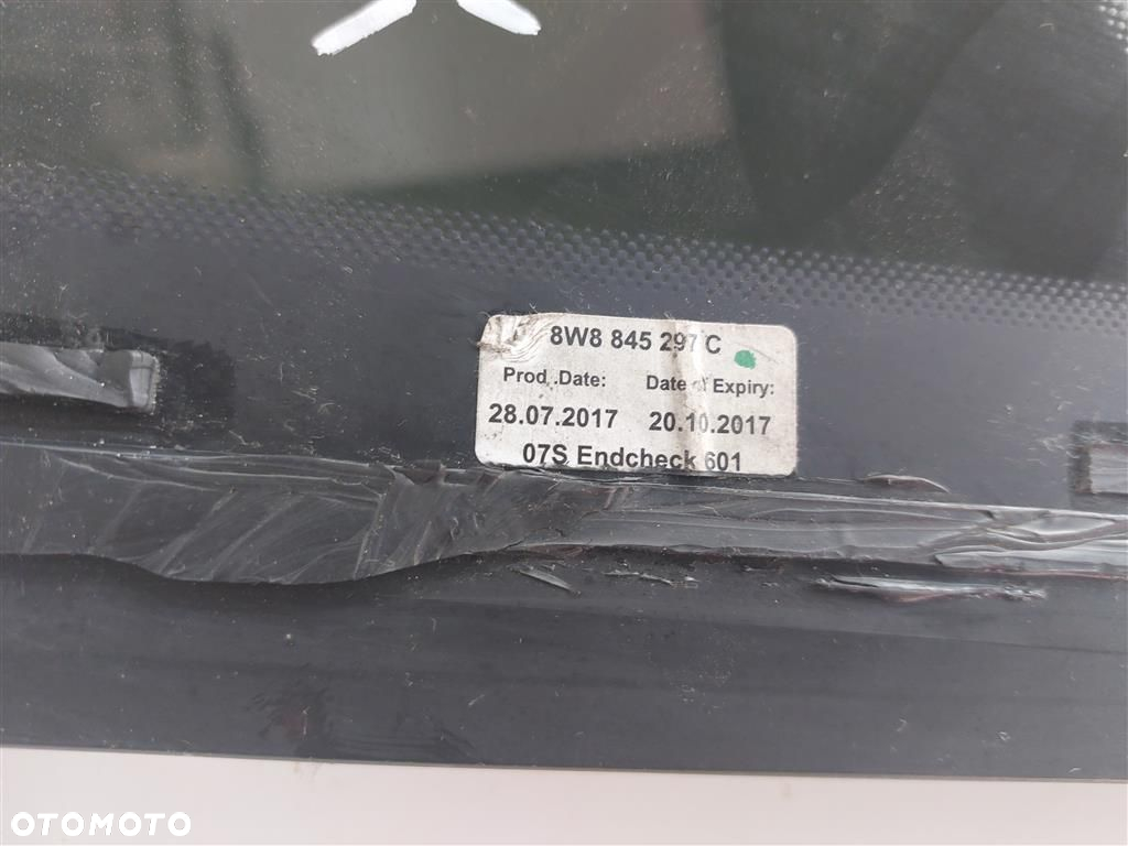 Szyba trójkąt KAROSERYJNA tylna tył lewa Audi A5 II 8W 8W8845297C SPORTBACK - 6