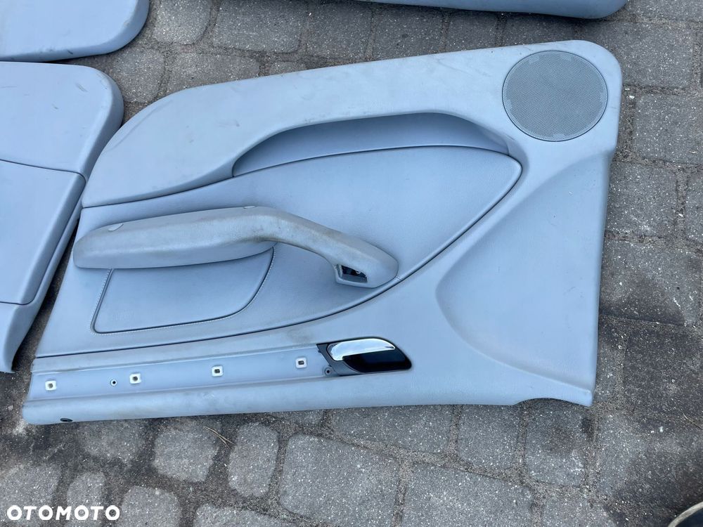 boczki bmw e46 sedan kombi skóra szare bdb stan - 6