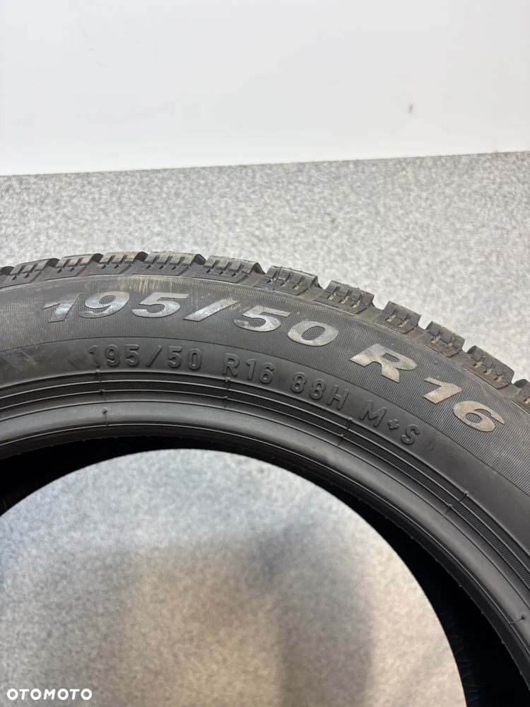 2 OPONY ZIMOWE PIRELLI 195/50/16  88H  M+S, XL - 9