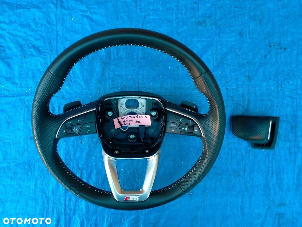 Audi Q7 4M Q8 S-Line Kierownica Łopatki Gałka Multifunkcja 4M0419689K - 3