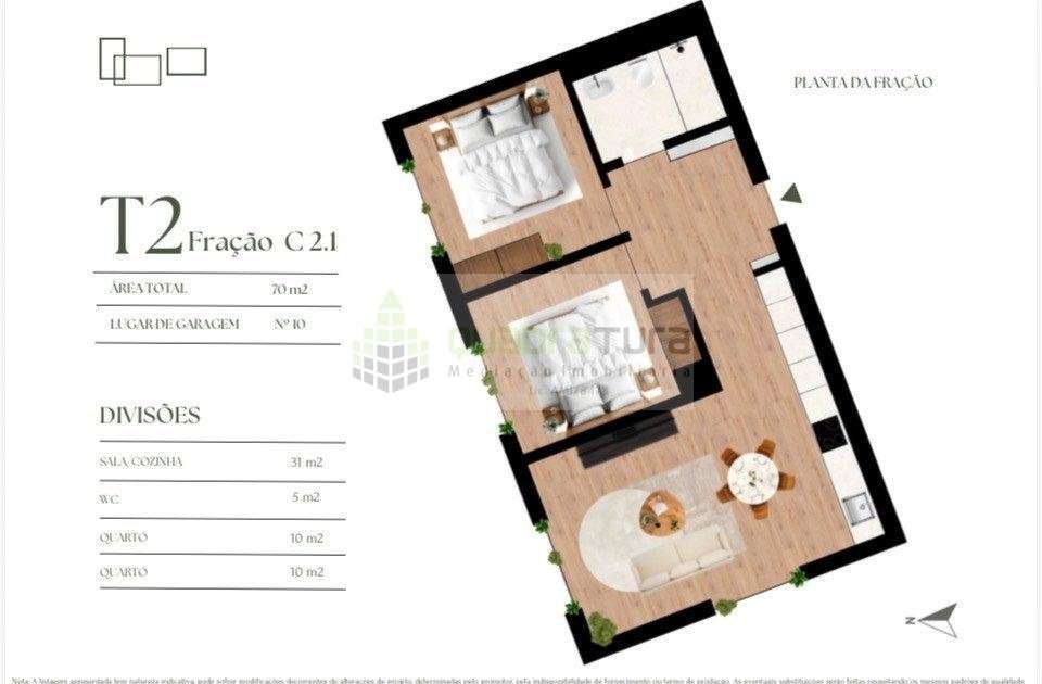 Apartamento T2 | Campanhã | Lugar de Garagem - Grande imagem: 2/12