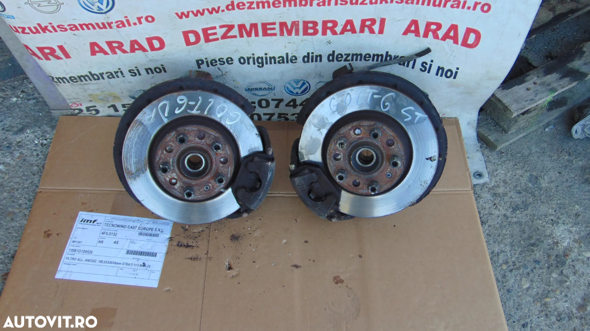 Fuzeta VW Golf 6 an 2008-2014 fuzete fata stanga dreapta Golf 6 Plus Touran Skoda octavia Audi A3 S - 2
