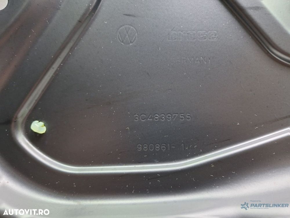 Macara geam stanga spate VOLKSWAGEN PASSAT Variant 3C5 2005 - 20111.9 TDI BKC, BLS, BXE 3C4839755 - 3