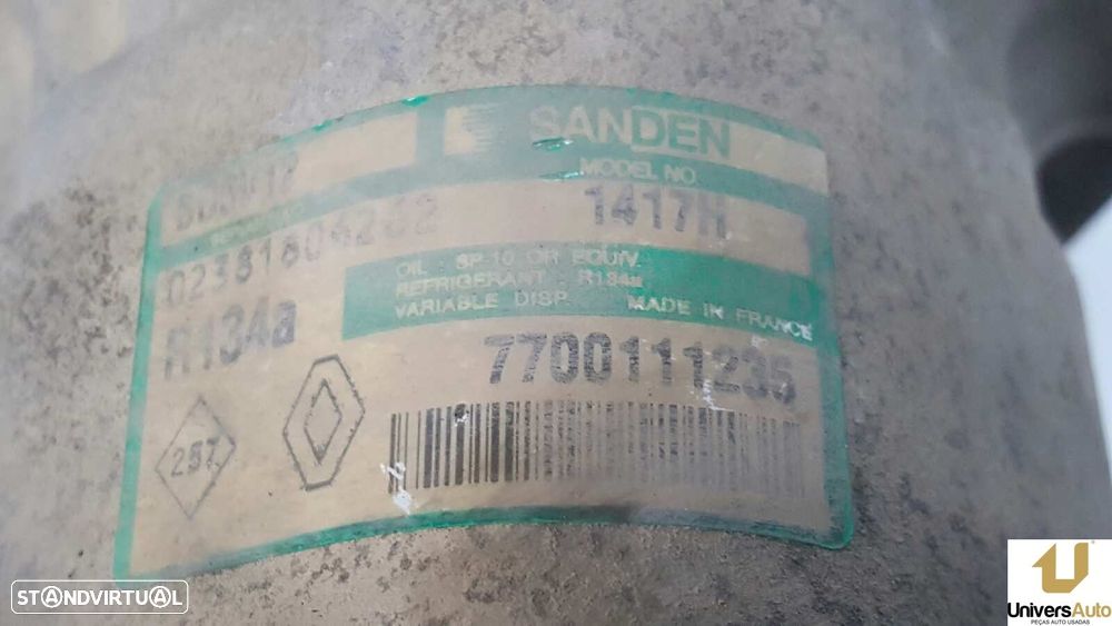 COMPRESSOR DE AR CONDICIONADO RENAULT KANGOO (F/KC0) ALIZE - 4