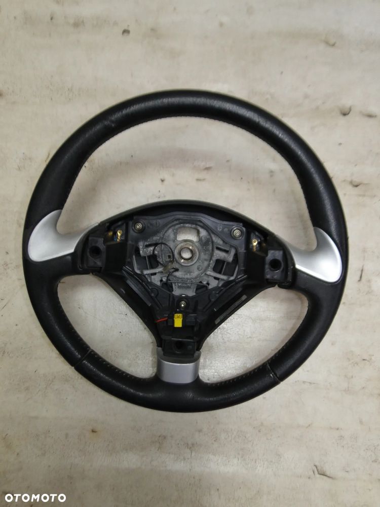 PEUGEOT 307 KIEROWNICA SKÓRZANA PODUSZKA POWIETRZNA AIRBAG EUROPA - 3