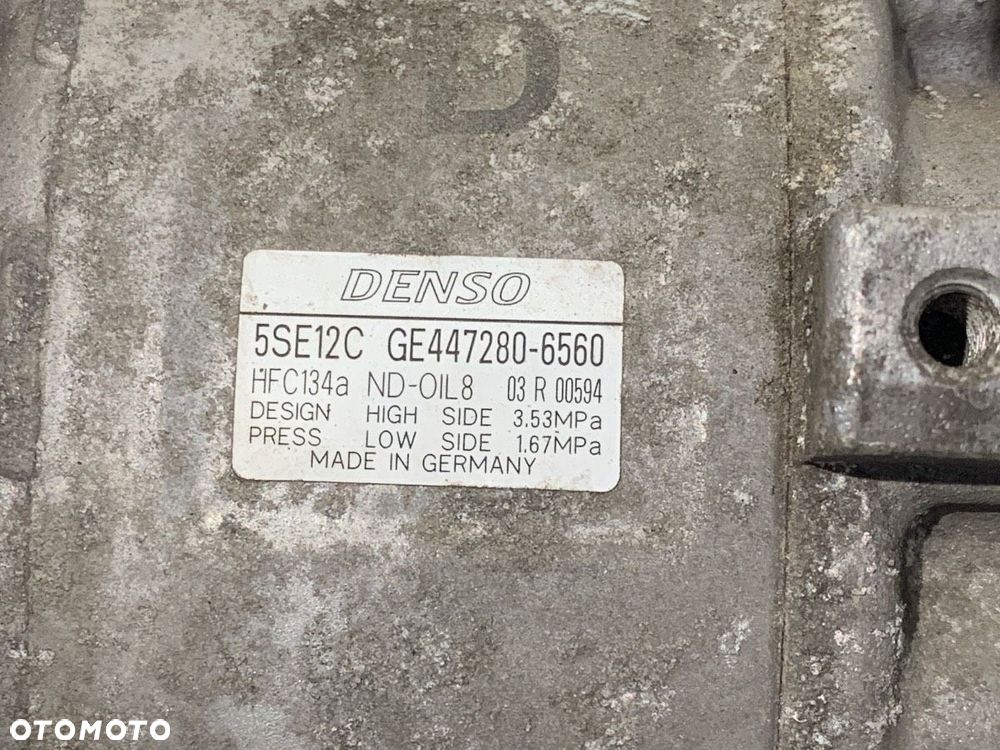 SPRĘŻARKA KLIMATYZACJI  TOYOTA AVENSIS Kombi (_T27_) 2009 - 2018 2.0 D-4D (ADT270_) 91 kW [124 KM] - 4