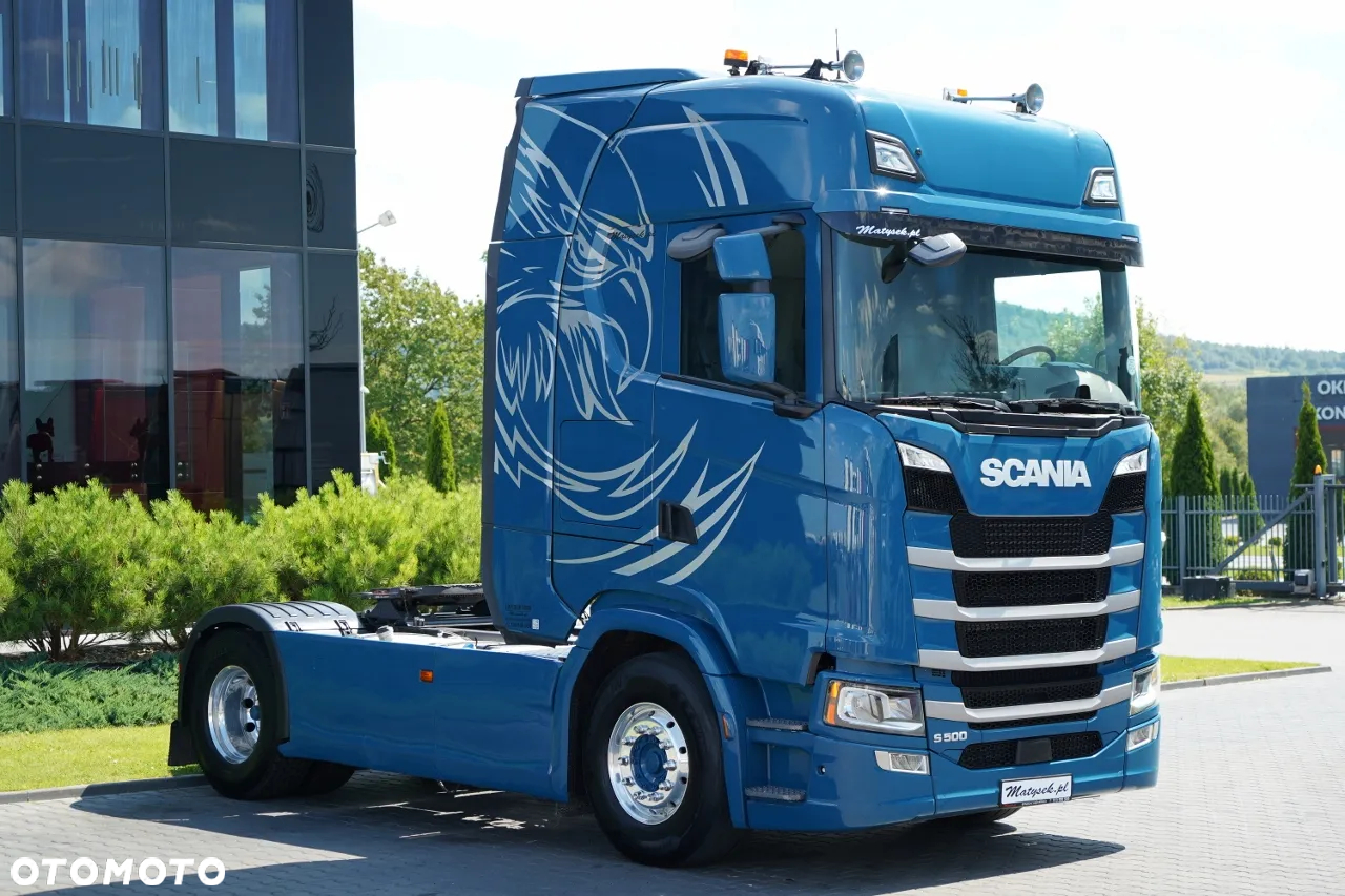 Scania S 500 / RETARDER / KLIMA POSTOJOWA / CAŁA NA PODUSZKACH  / OPONY 100% / ALUFELGI / BOGATE WYPOSAŻENIE / SPROWADZONA / PO KONTRAKCIE SERWISOWYM - 3