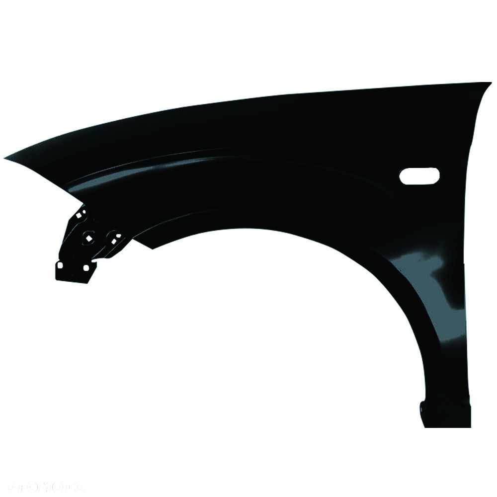 BLU Błotnik SEAT ALTEA 5P1 LC9Z lewy czarny 04-15 przód ocynk BlackMagic - 2