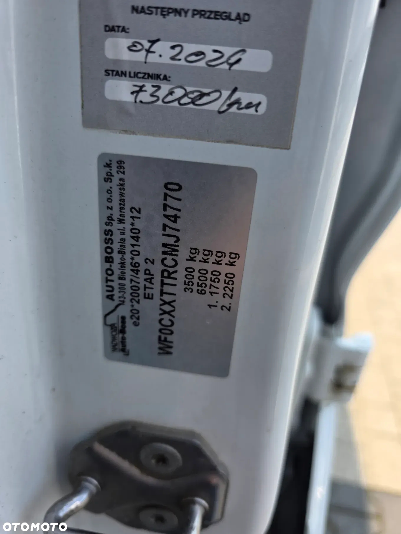 Ford Transit DOKA Dubel Kabina 350 2.0 EcoBlue 7 Osobowy BEZWYPADKOWY  z Polskiego Salonu SERWISOWANY Bardzo ładny Egzemplarz , Pełna Faktura Vat 23% - 35