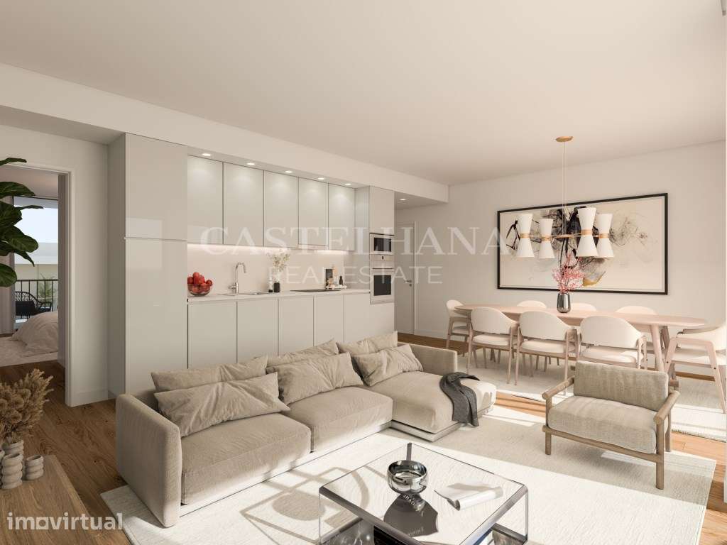 Apartamento T2 duplex, com jardim em novo empreendimento em Carnaxide - Grande imagem: 4/96