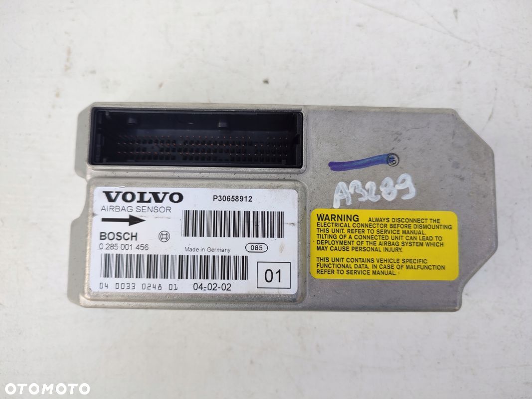 Moduł sterownik AIRBAG poduszek VOLVO V70 II 306598912 - 1