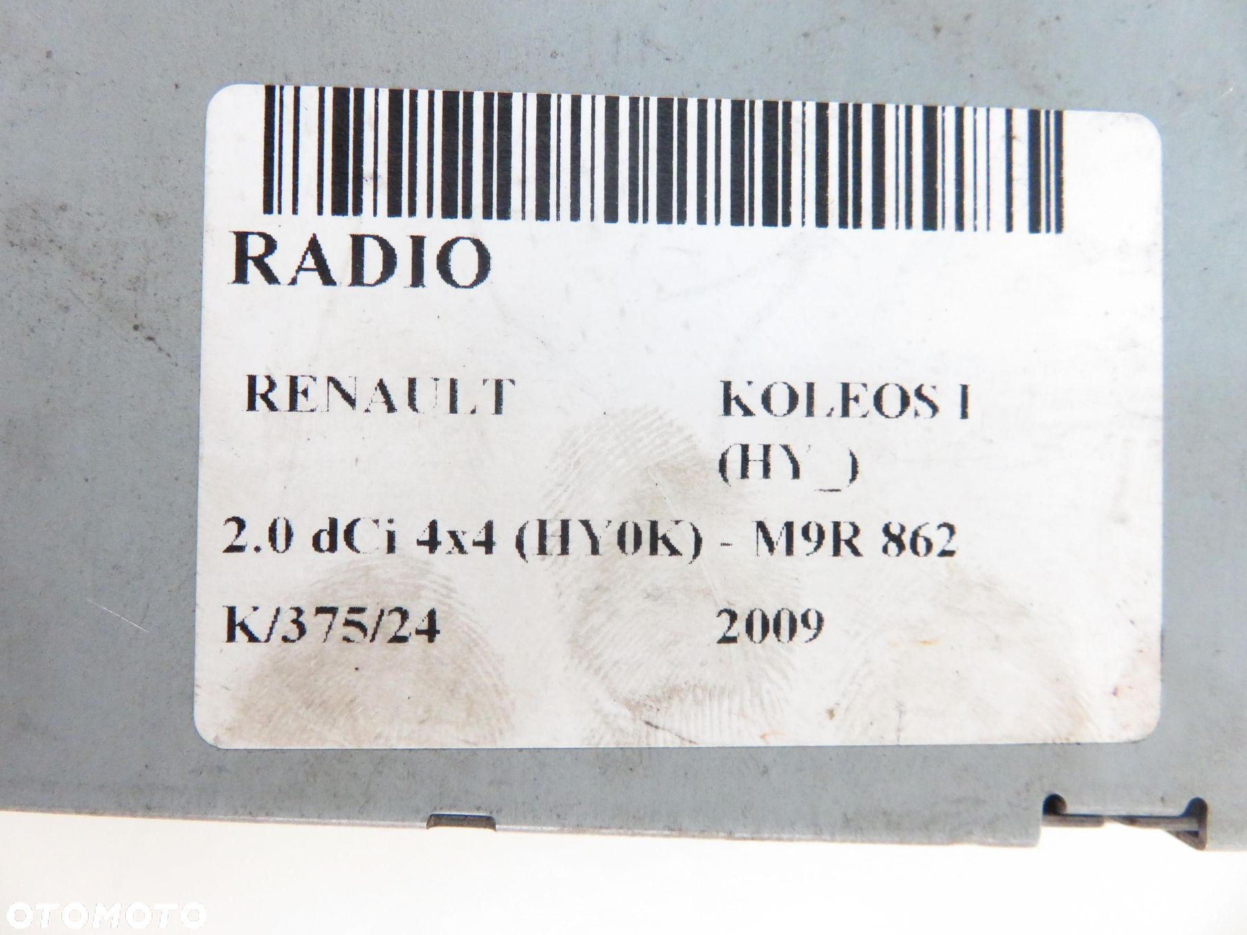 RADIO RENAULT KOLEOS I (HY_) 28184JY00A ROZKODOWANE - 10