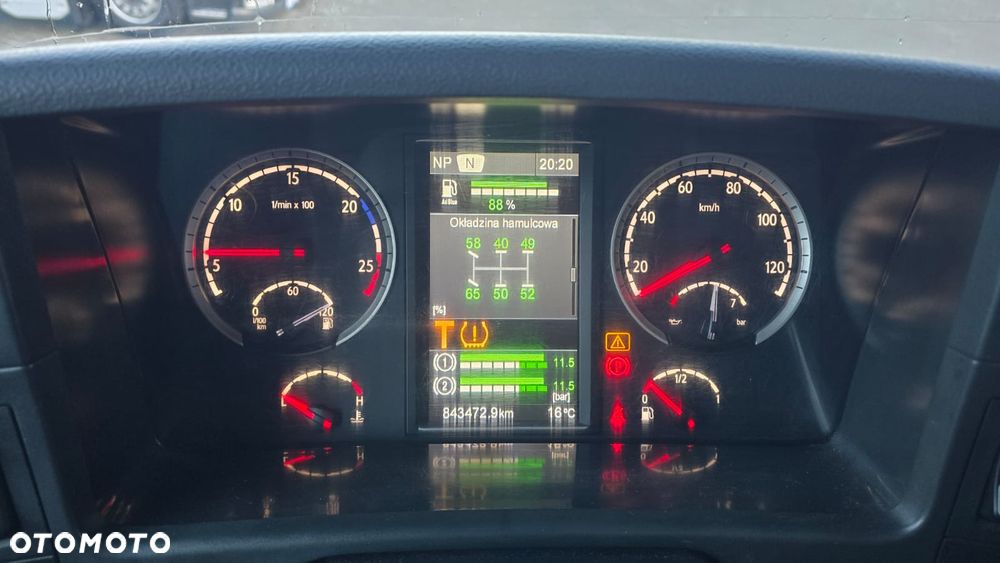 Scania G490 6x2 18 palet chłodnia diesel kurierka odwierty piękny stan świeży import! - 36