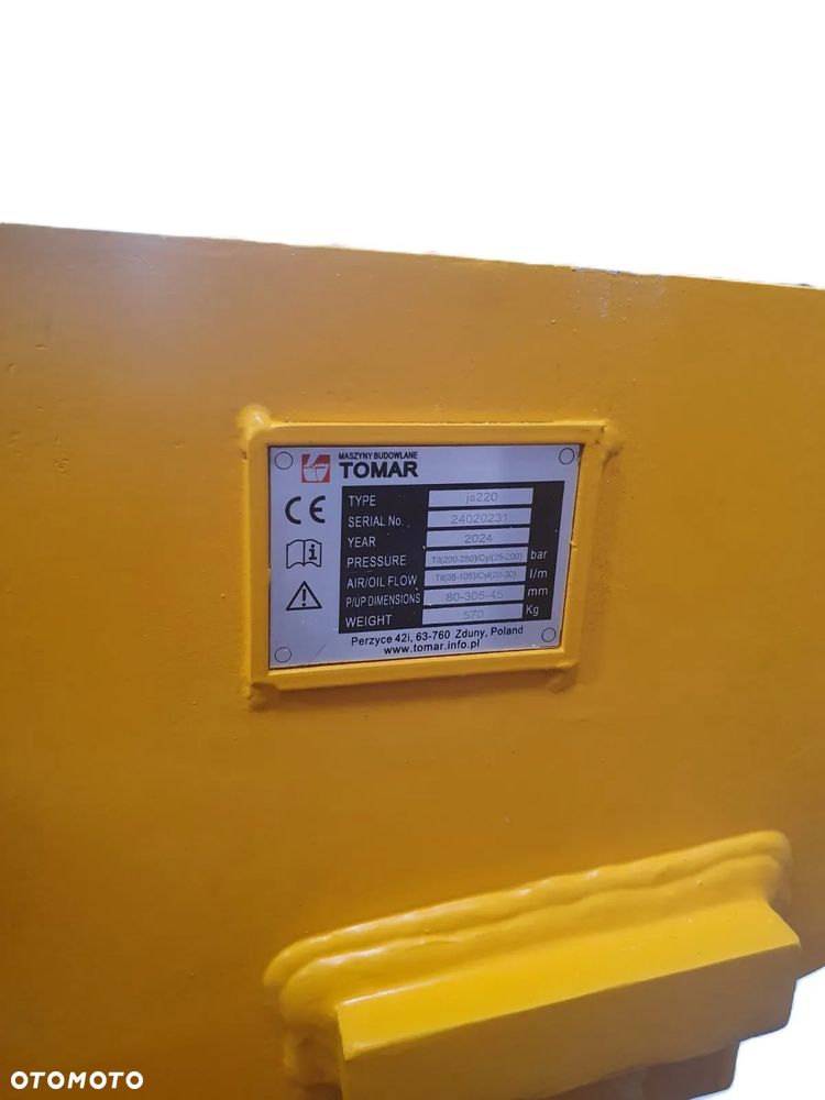 Tilt szybkozłącze uchylne 17-22t do JCB JS220 - 5