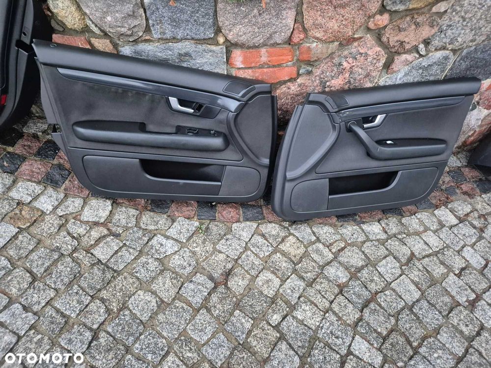 audi a4 b6 b7 kombi sedan tapicerki boczki drzwi  komplet - 6