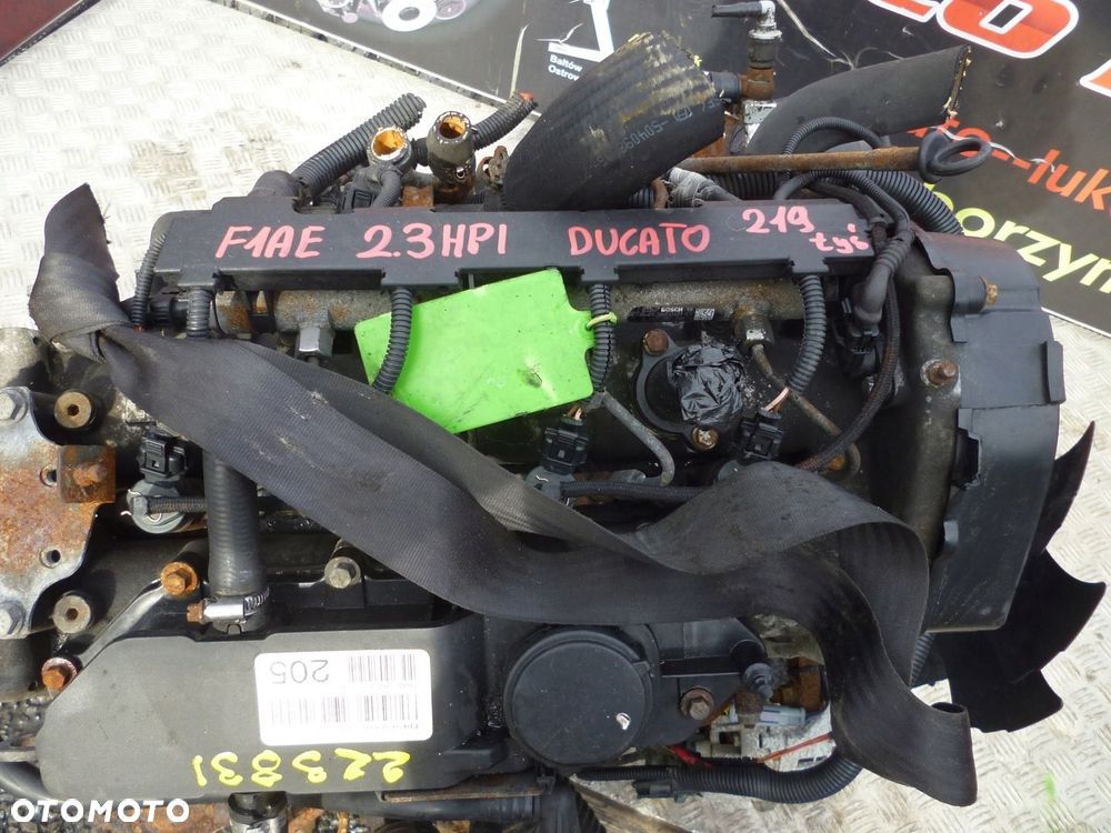 SILNIK KOMPLETNY IVECO DAILY 2.3 HPI F1AE0481B 116KM 06r. 219 TYS - 2