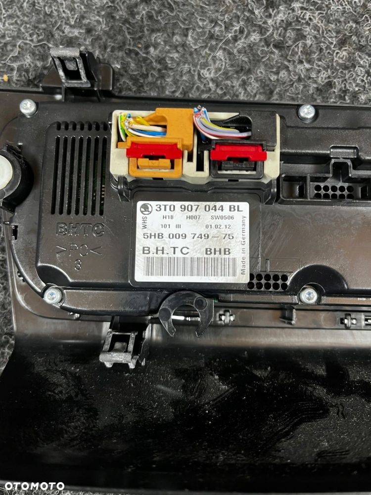 panel przełącznik klimatyzacji 3T0907044BL - 10
