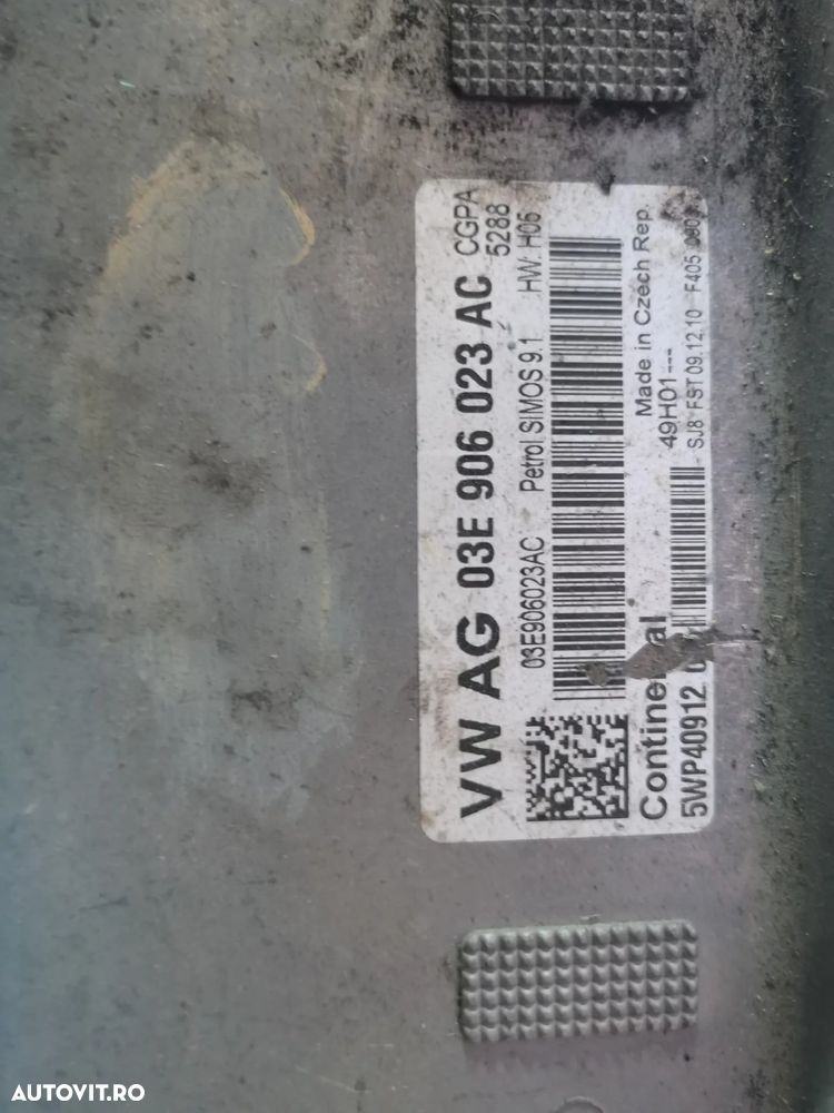 Calculator motor 03E906023AC, Vw Polo (6R) Skoda Fabia 2, 1.2 benz - 2