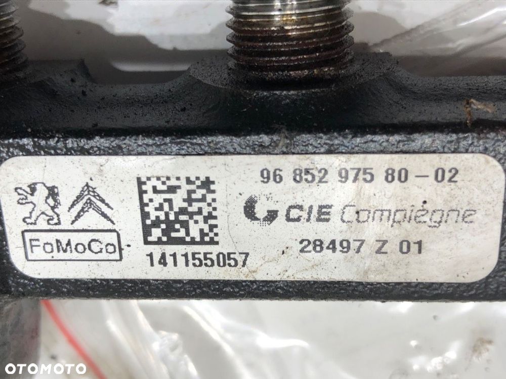 LISTWA WTRYSKOWA  PEUGEOT 3008 nadwozie wielkoprzestrzenne (MPV) (0U_) 2009 - 2017 1.6 HDi 84 kW - 4