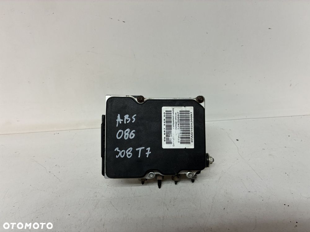 PEUGEOT 308 T7 POMPA STEROWNIK ABS 9665863180 - 1