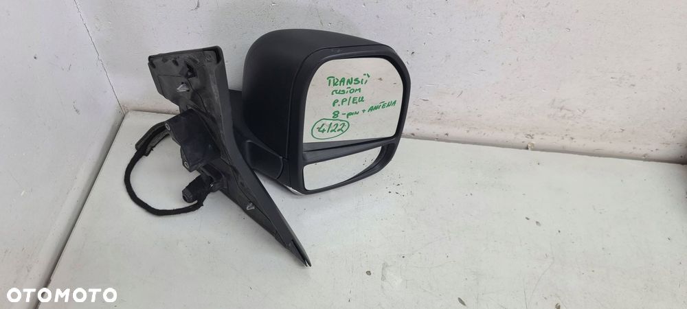 ford transit custom ii 23- lusterko prawe 8 pin + antena eu - 1