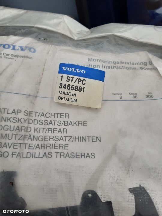 chlapacz chlapacze tył tylne Volvo 440 3465881 - 4