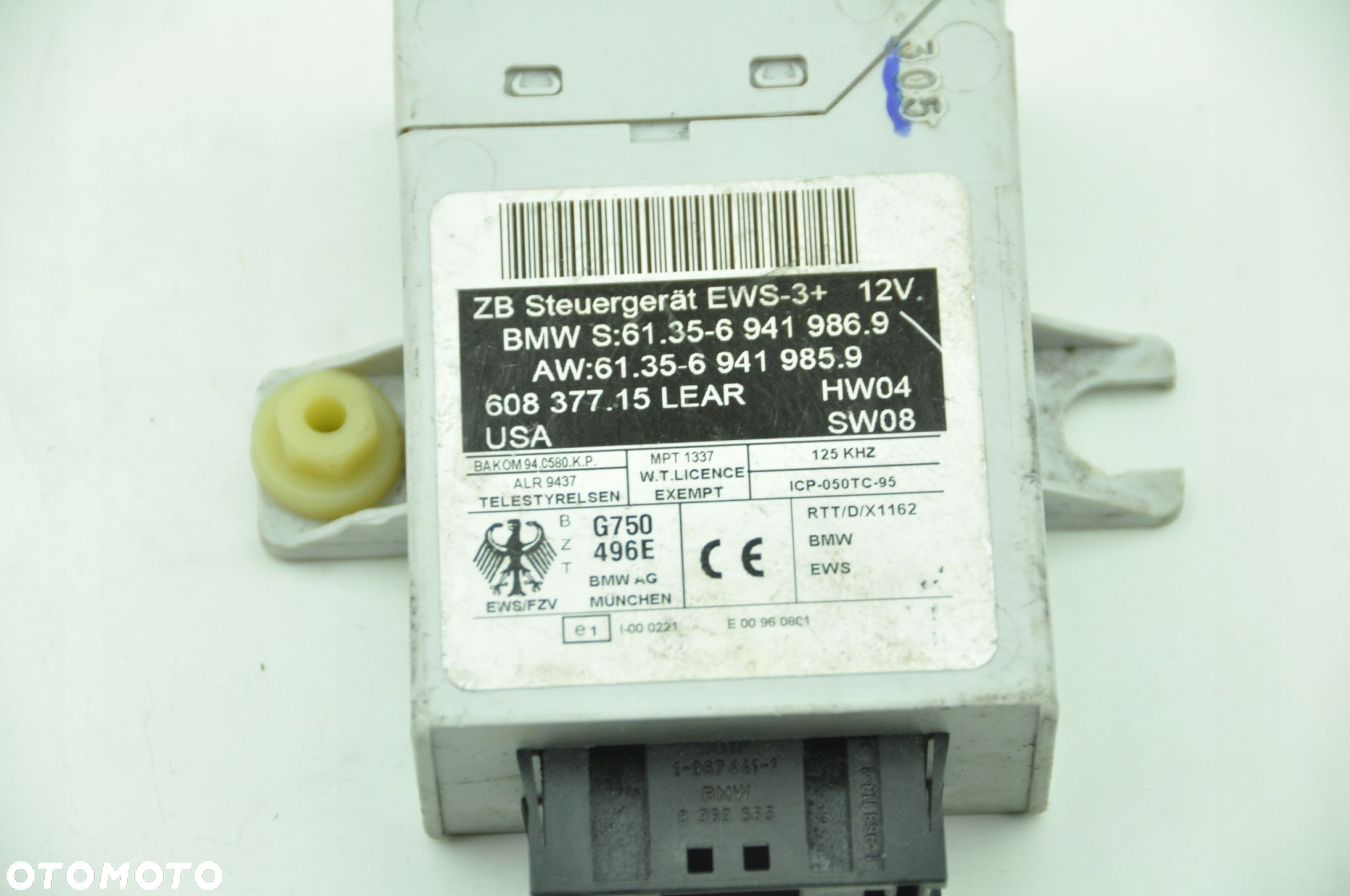 Bmw E46 E39 E53 E83 Moduł Sterownik Ews 3 6941986 - 3