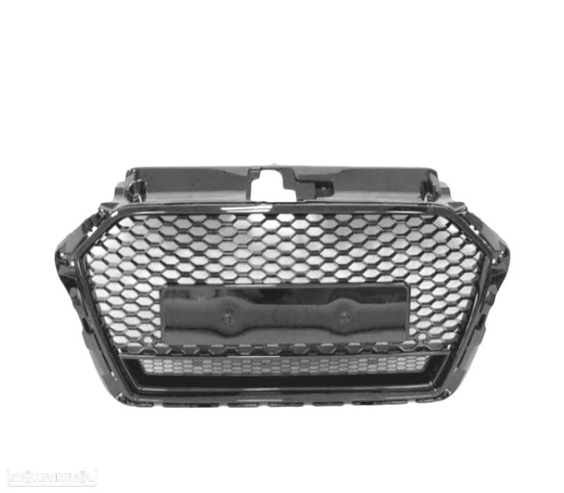 GRELHA FRONTAL AUDI A3 II 16-20 LOOK RS3 PRETO - 2
