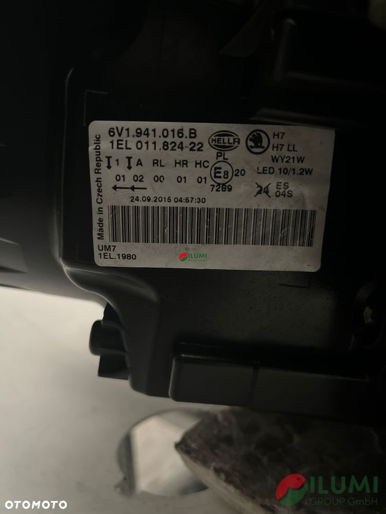 Skoda Fabia 3 Iii Led Reflektor Prawy 6v1941016b - 10