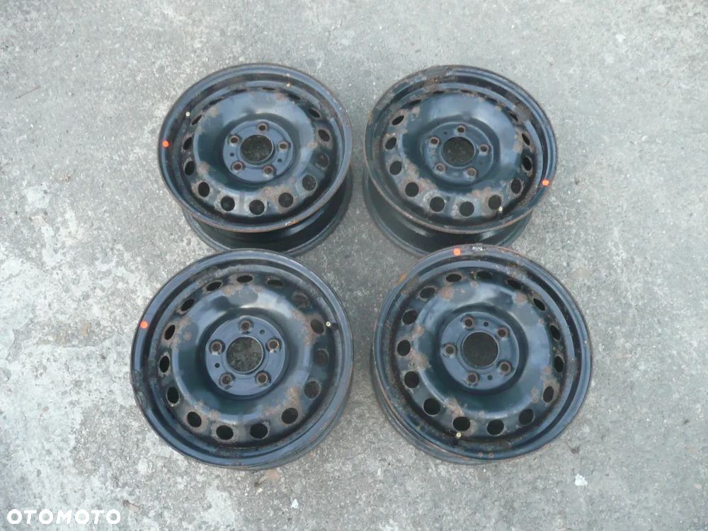 15” - felgi Oryginał: KIA / HYUNDAI - 5x114,3 , r15 cali - fi-67 mm - Sportage X-Ceed Sorento ProCeed Tucson i30 i40 ix35 ix55 -Stalowe -- Koło ZAPASOWE Zapasówka dojazdowe - 3