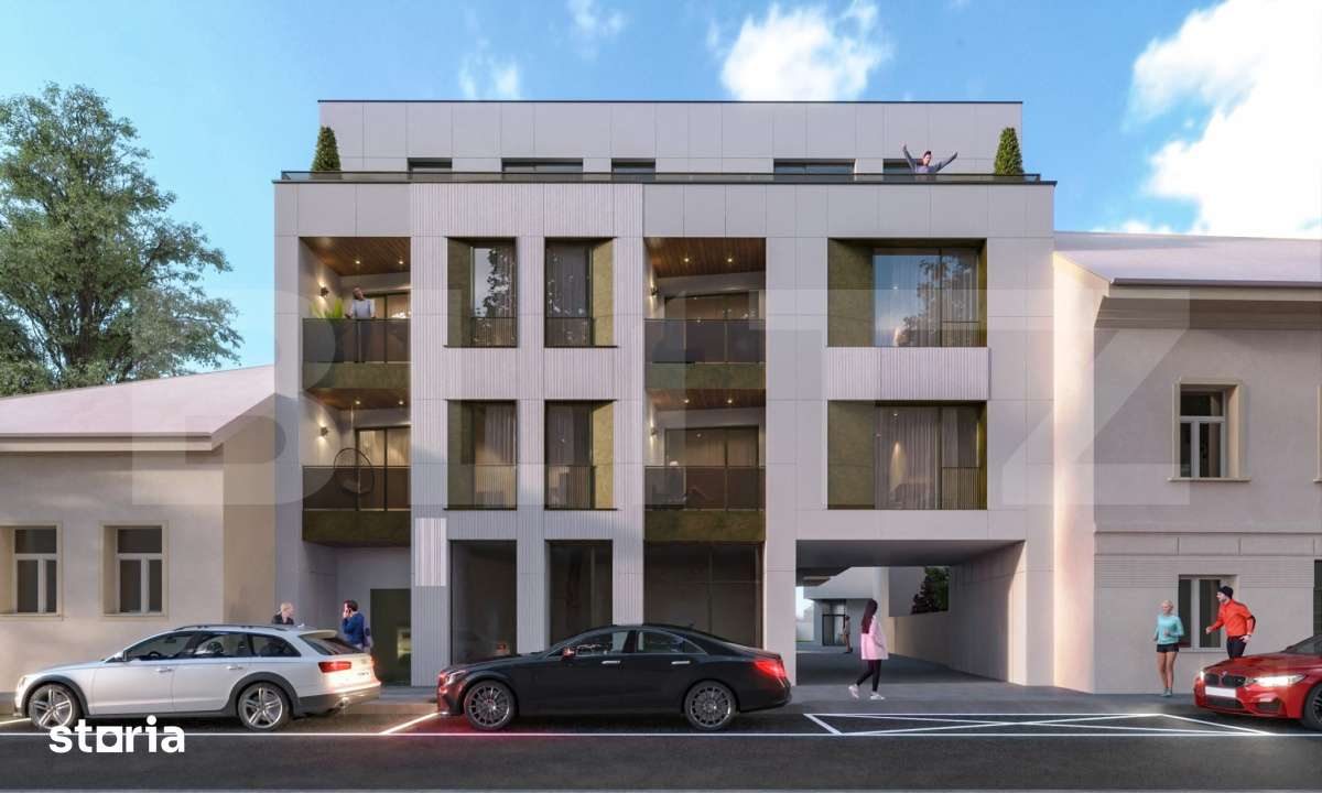 Apartament 3 camere, 57 mp, FINISAT LUX, nZEB, zona Centrala - Imagine principală: 2/9