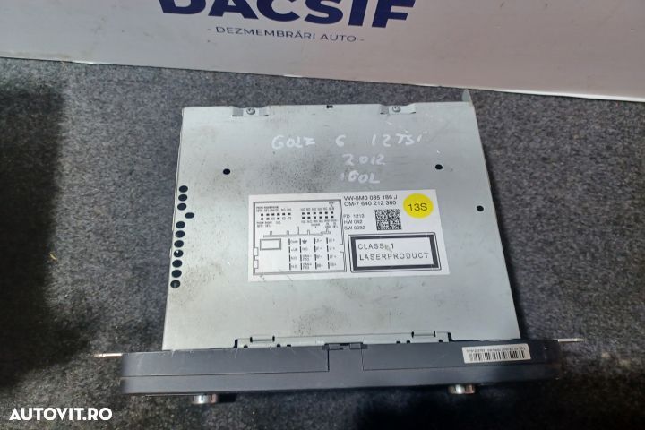 Radio cd 5M0035186J Volkswagen VW Golf 6 [2008 - 2015] Hatchback 5-us - 2