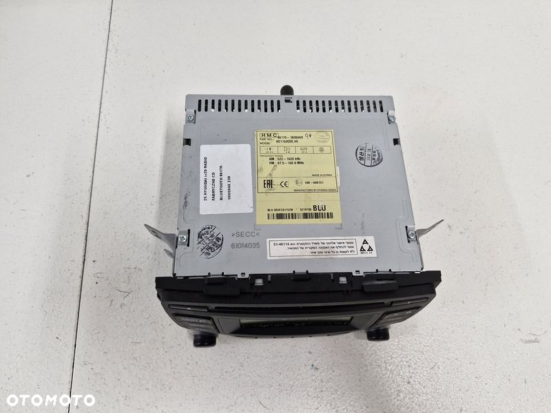 HYUNDAI IX20 RADIO FABRYCZNE CD BLUETOOTH 96170-1K0504X - 4