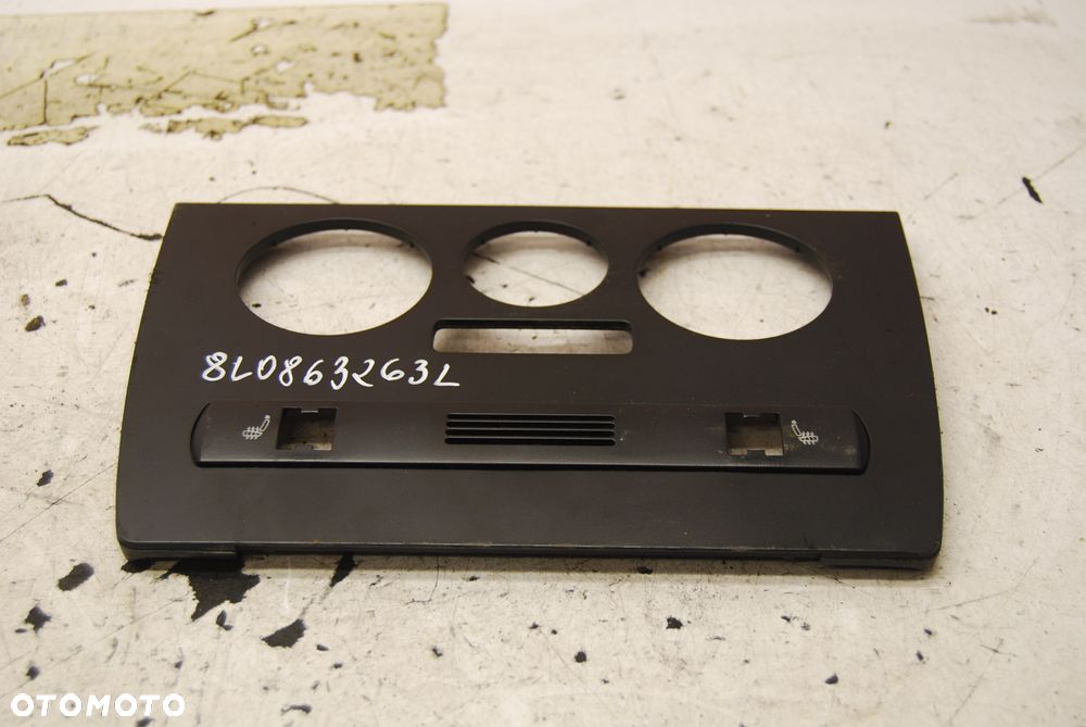 RAMKA KONSOLI PANELU KLIMATYZACJI 8L0863263L AUDI A3 8L LIFT - 1