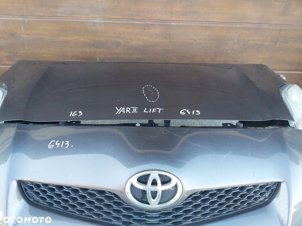 Toyota Yaris II LIFT Kompletny przód zderzak maska - 5