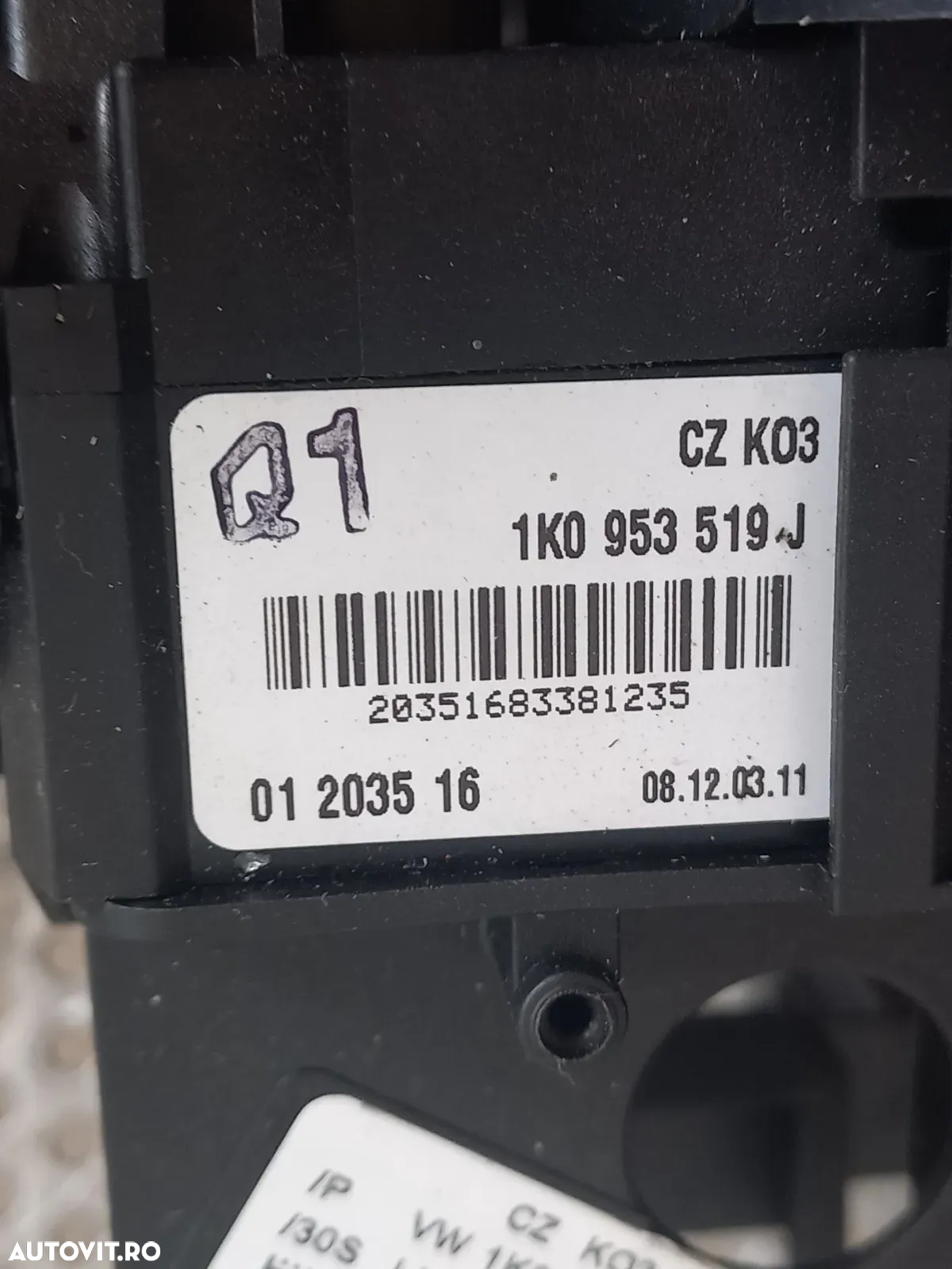Spira Spirala Volan Maneta Semnalizare Stergatoare Vw Seat Skoda Cod 1KC 1KG 1KJ - 6