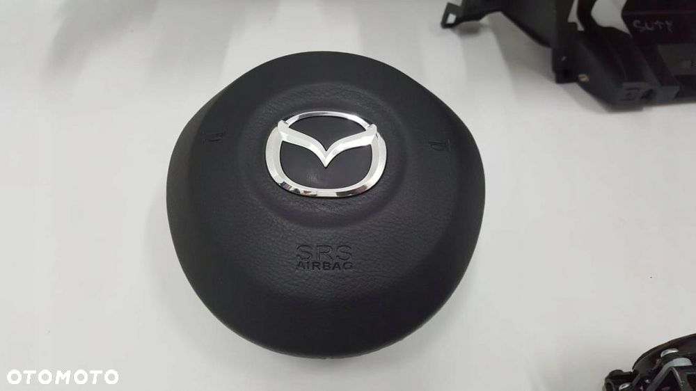 MAZDA CX5 DESKA ROZDZIELCZA KONSOLA KOKPIT PULPIT PODUSZKI AIRBAG AIR BAG PASY KIT SET - 5