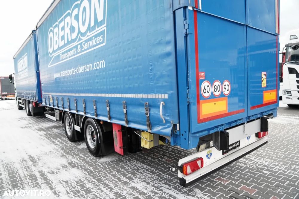 MAN TGX 26.460 / REMORCA TANDEM / 120 M3 / I-PARK COOL / PUNTE RIDICATĂ / PUNTE DIRECȚIE / + REMORCA FRUEHAUF / PUNTE SAF - 13