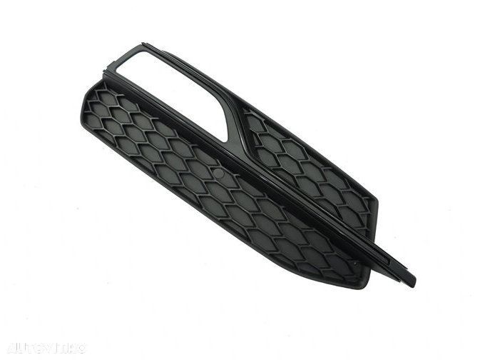 Grila bara Audi A3 (8v), 06.2012-07.2016, fata, Dreapta, S-Line Hatchback/Sedan, cu gaura proiector - 1