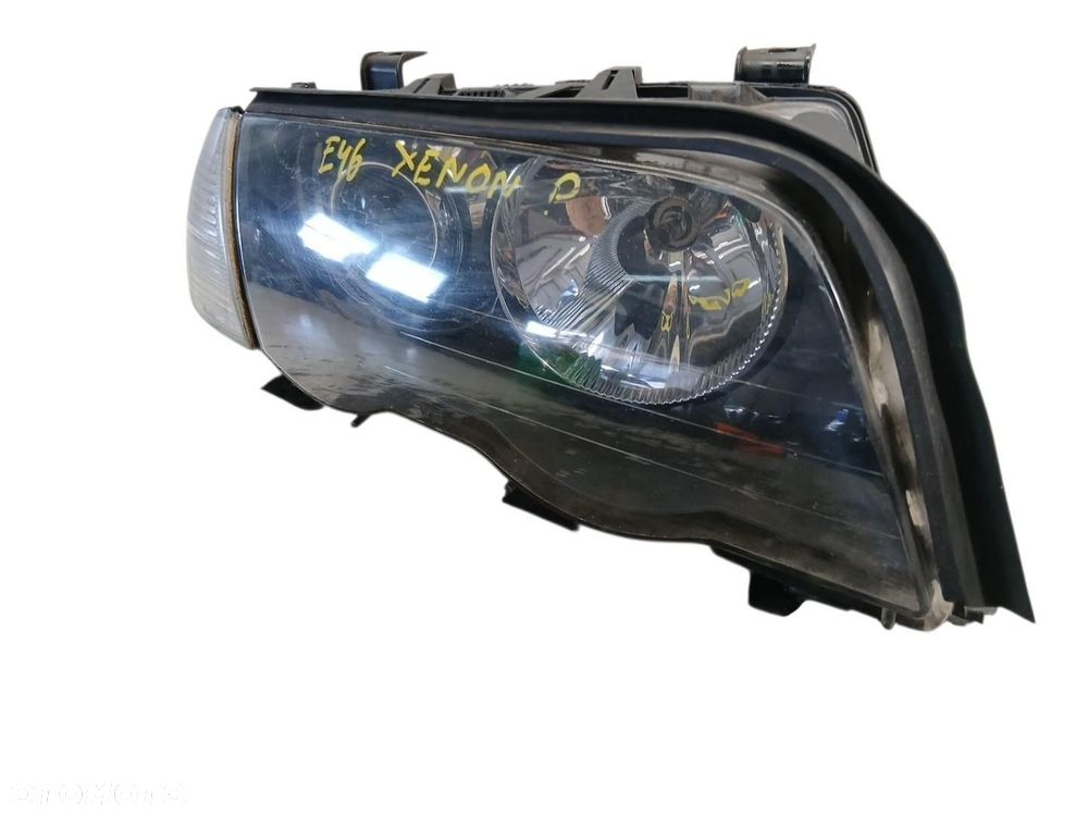 LAMPA PRAWA PRZEDNIA PRZÓD XENON KIERUNKOWSKAZ BMW E46 6902760 0301089276 - 2