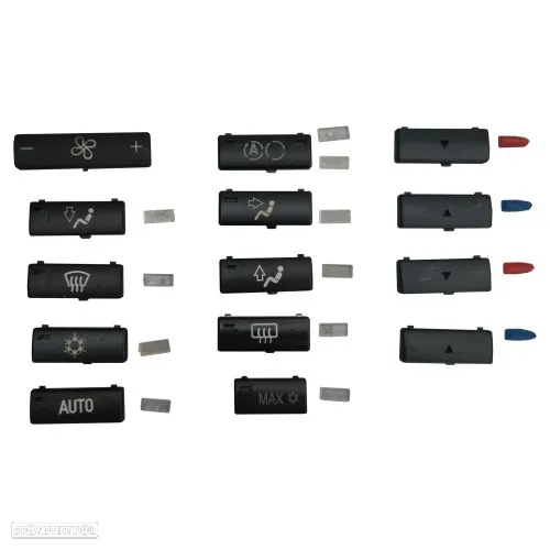 Kit de botões completo do Climatronic Bmw Série 5 E39 525D 530D 525TDS - 2
