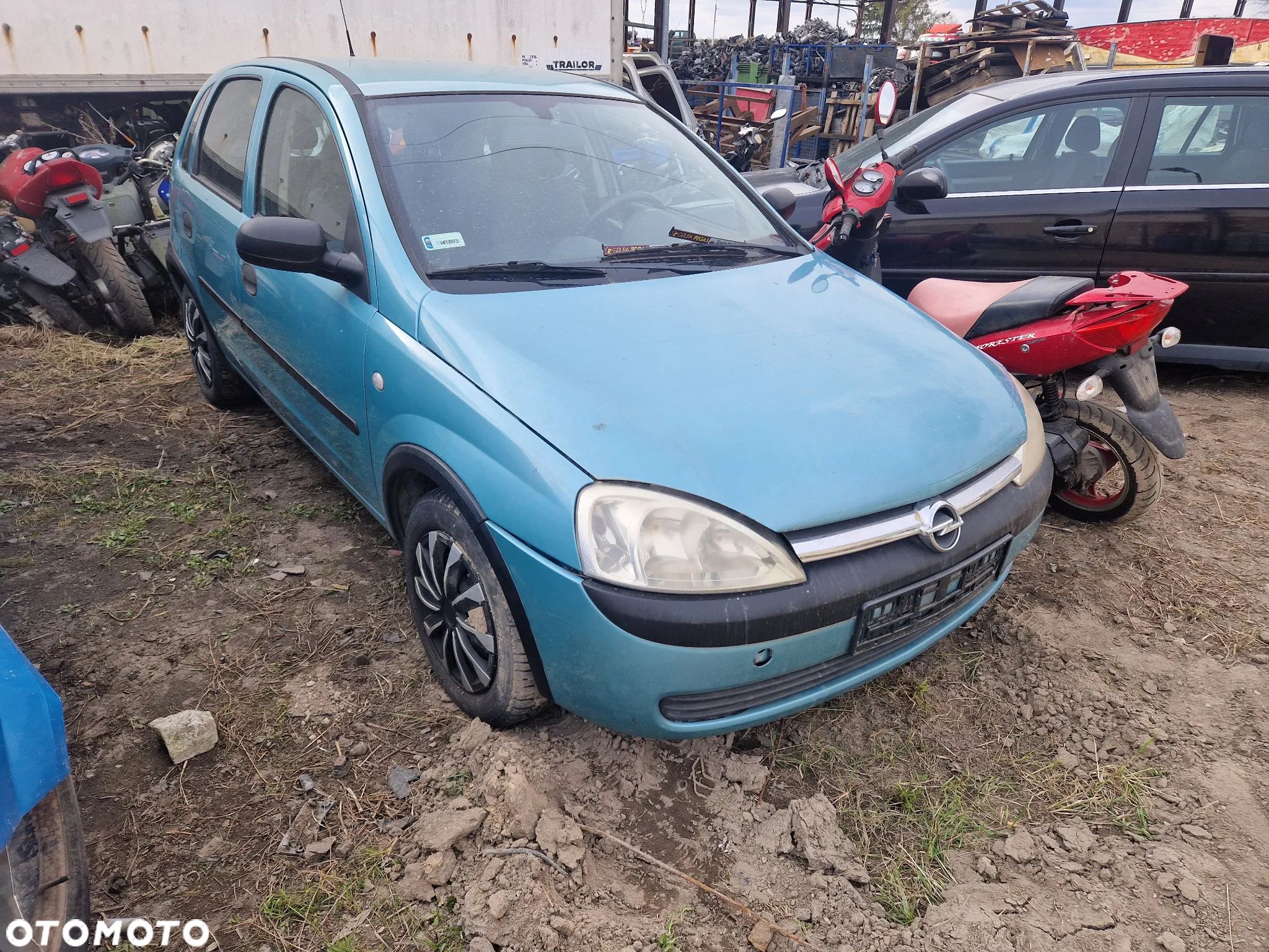 opel corsa c fotel kanapa deska kokpit podsufitka boczek podłokietnik licznik panel szyb stacyjka - 1