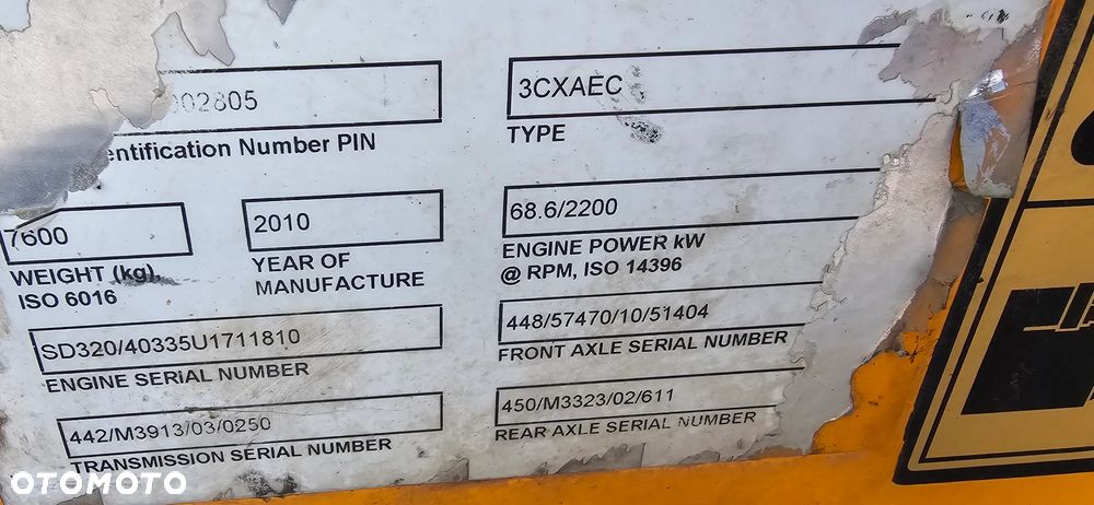 JCB 3CX Joystick - 17